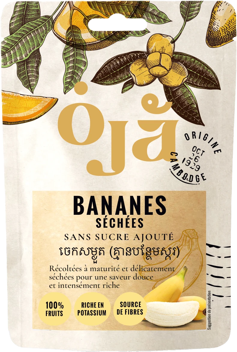 Sachet banane séchée OJA