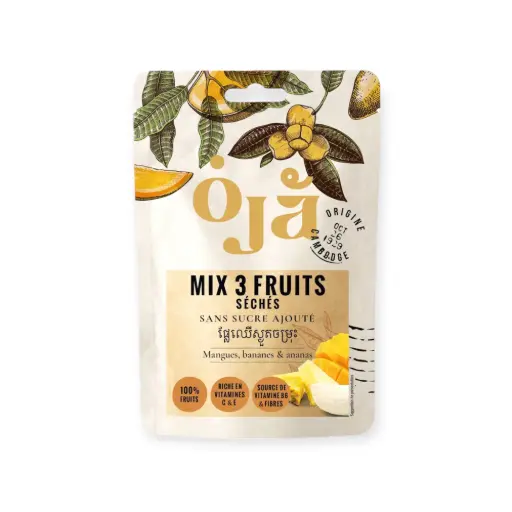 [KB-OJA-3] Mix 3 fruits séchés (sans sucre ajouté)